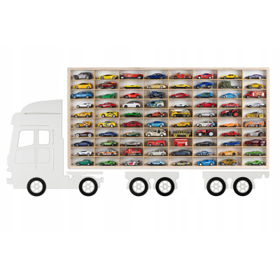 Drewniana półka na resoraki...